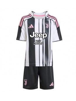 Juventus Replika Hemmakläder Barn 2025-26 Kortärmad (+ byxor)